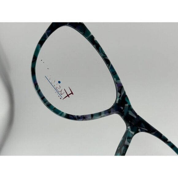 Fusion - 50-17-135 F563 Black & Blue Acetate Glasses Frames - Picture 3 of 7